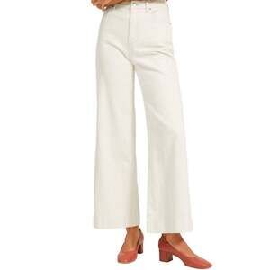 Everlane The Summer Wide Leg Jeans High Rise Lightweight Cotton White 30 NWT